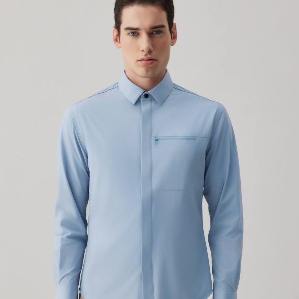 ‌Photon Blue High-Stretch Performance Shirt