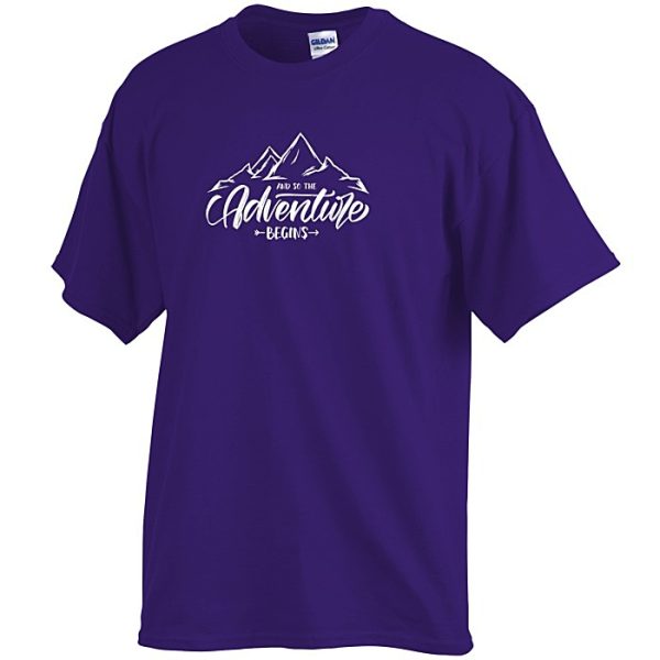 Gildan 6 oz. Ultra Cotton T-Shirt - Men's - Screen - Colors - 24 hr 590-M-S-C-24HR