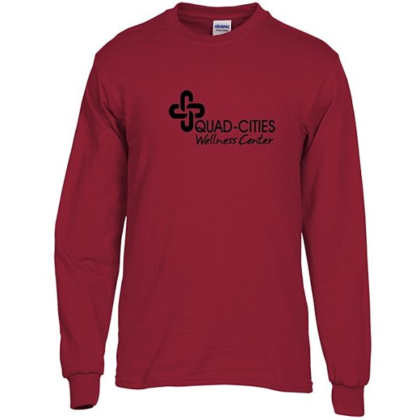 Gildan 5.3 oz. Cotton LS T-Shirt - Screen - Colors 105233-LS-S-C