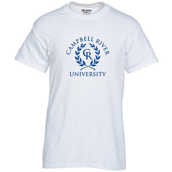 Gildan 5.5 oz. DryBlend 50/50 T-Shirt - Screen - White 103477-S-W