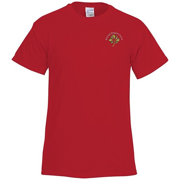 Gildan 6 oz. Ultra Cotton T-Shirt - Mens - Embroidered - Colors 590-M-E-C