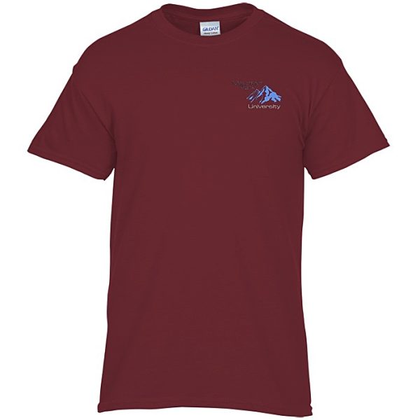 Gildan 5.3 oz. Cotton T-Shirt - Mens - Embroidered - Colors 105233-M-E-C