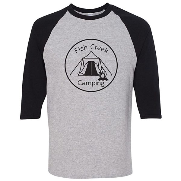 Gildan Heavy Cotton 3/4 Sleeve Raglan T-Shirt - Screen 149385-S