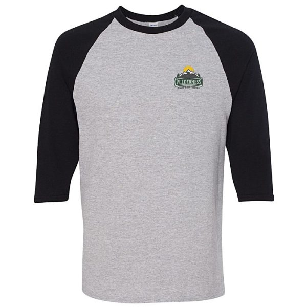 Gildan Heavy Cotton 3/4 Sleeve Raglan T-Shirt - Embroidered 149385-E