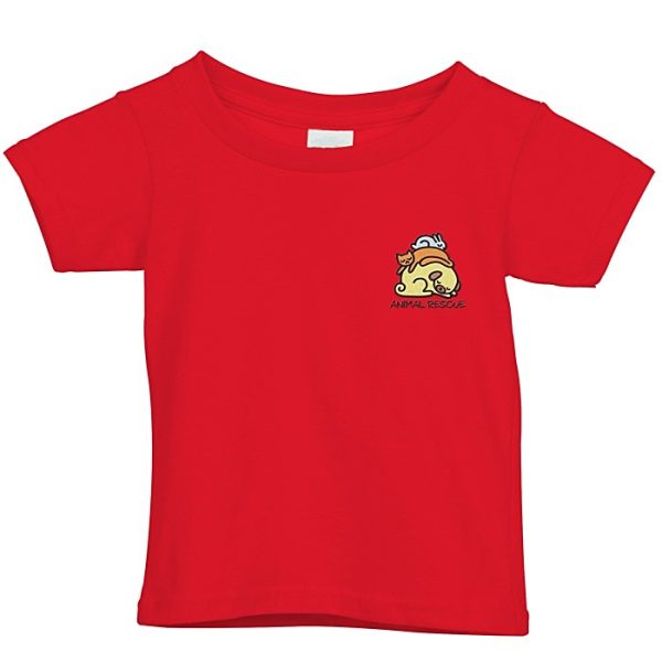 Gildan 5.3 oz. Cotton T-Shirt - Toddler - Colors - Embroidered 105233-T-C-E