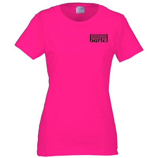 Gildan 5.3 oz. Cotton T-Shirt - Ladies - Screen - Colors - 24 hr 105233-L-S-C-24HR