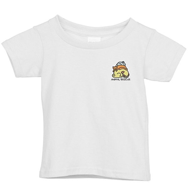 Gildan 5.3 oz. Cotton T-Shirt - Toddler - White - Embroidered 105233-T-W-E