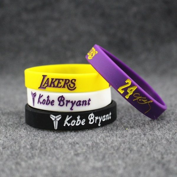 silicone wristband Kobe Bryant Lakers 24