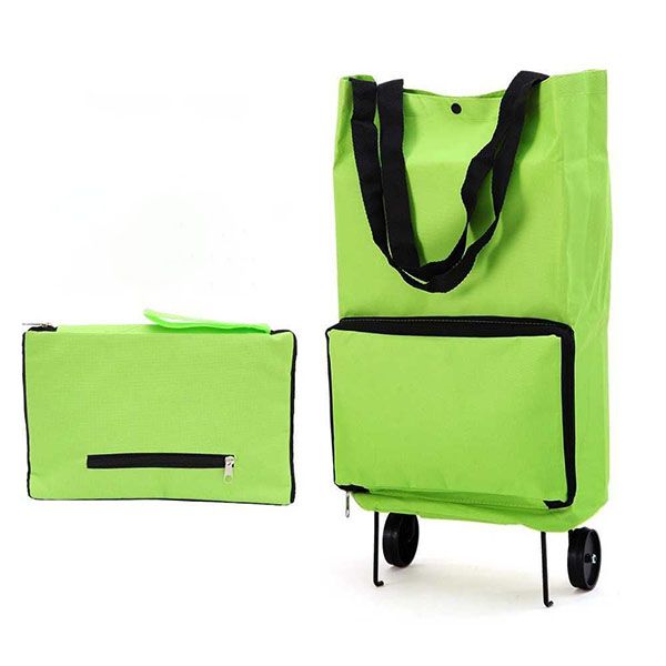 2-in-1 Folding Environmentally Friendly Bag Shopping Cart | Other Bag Styles | Customized Bags