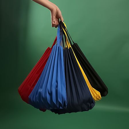 Japanese Pleated Folding Bags | Eco-Friendly Shopping Bags | Customized Bags
