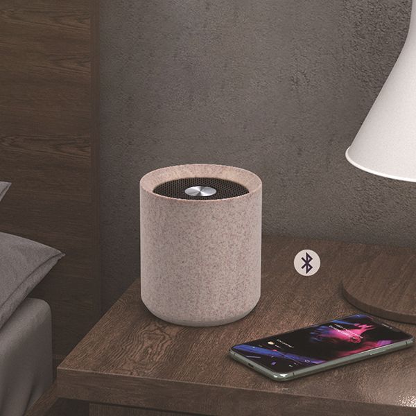 Environmentally Friendly Wheat Portable Bluetooth Speaker | Bluetooth Speaker Gift | Electronic Product Customization