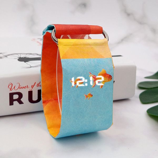 Creative Color Printed LED Paper Watch | Other Electronic Gifts | Customized Electronic Products