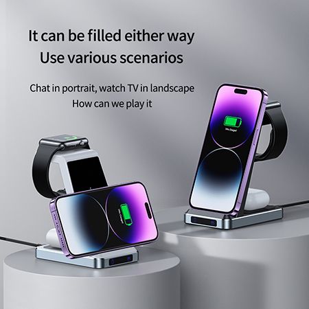 3-in-1 Multifunctional Wireless Charging Stand | Charger Gifts | Digital Electronic Product Customization