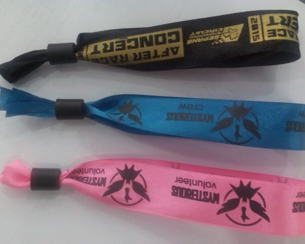 High quality custom heat transfer printed wristband sublimation cloth wrist band for wedding party