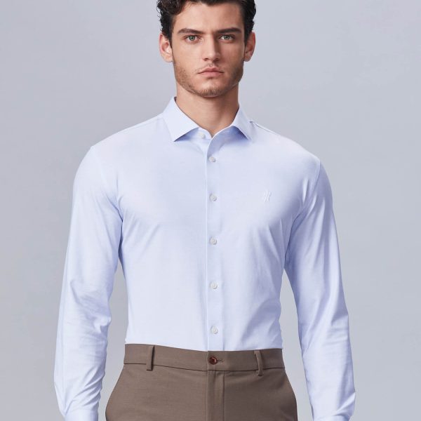S30 Frost Mist Blue High-Stretch Shirt