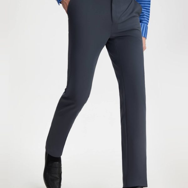 Moon Gray Stretch Casual Pants