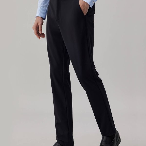 Obsidian Black High-Stretch Pants