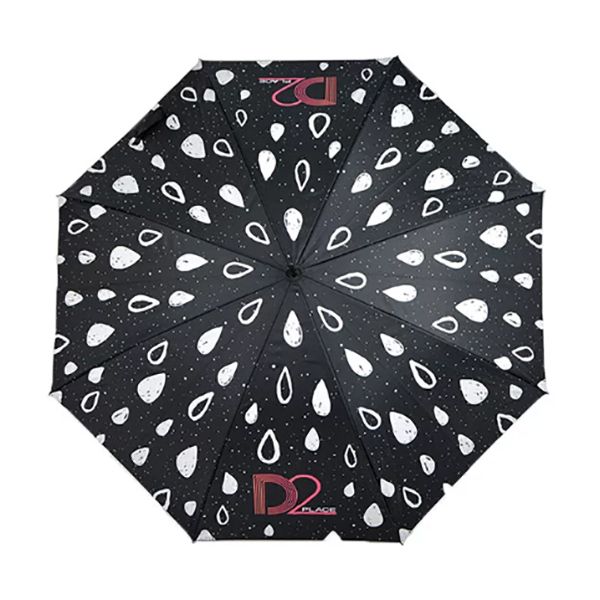 Full-Color Printed Automatic Straight Umbrella | Umbrella Gifts | Customized Outdoor and Sports Gifts