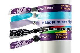 Hot Selling Promotional Items Polyester Fabric Event Wristbands Custom Sublimation Printed Elastic Cloth Wristband