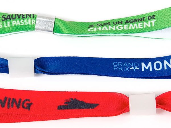 Fast Shipping Event Vip Cloth Customize Personalised Festival Bands Fabric Elastic Woven Wristband With Logo