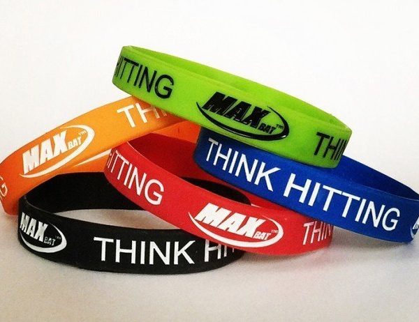 Custom bracelets debossed inkfilled bulk cheap price