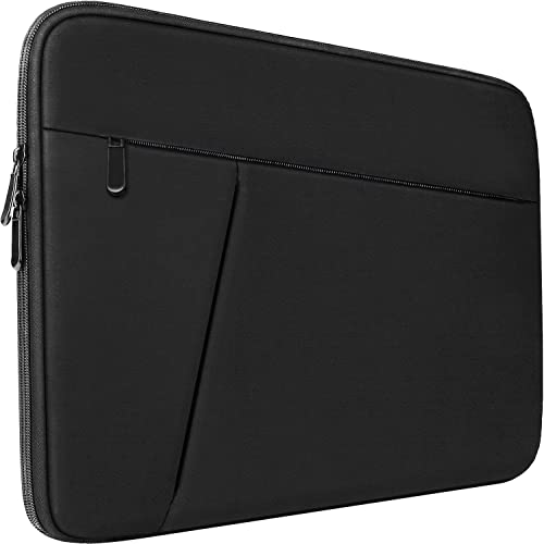 Laptop Case Sleeve 15.6 inch. Durable Shockproof Protective Computer Carrying Cover with Front Pocket. Briefcase Handbags Laptop Sleeve Bag for 15.6 inch HP. Dell. Acer. Asus. Notebook. Black