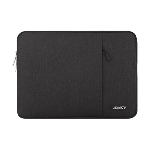 Laptop Case 13.3 inch. 13-13.3 inch Laptop Sleeve Compatible with MacBook Air/Pro 13 / Pro 14. HP Dell ASUS Lenovo Notebook. Polyester Vertical Computer Sleeve Bag with Pocket. Black