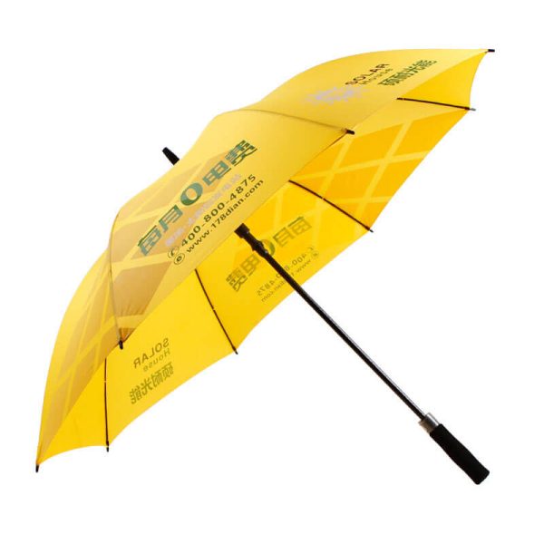 Custom Yellow Umbrellas
