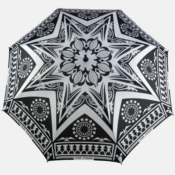 Custom Black and White Umbrella