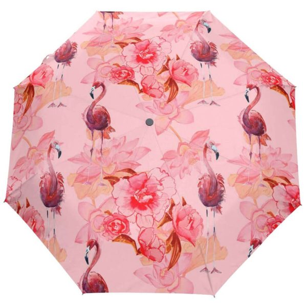 Custom Flamingo Umbrella
