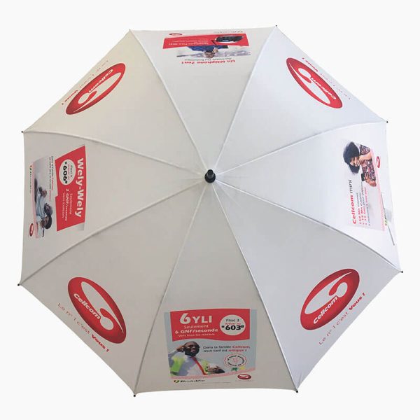 Custom White Umbrella