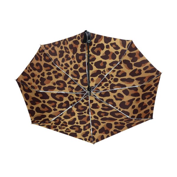 Custom Leopard Print Umbrellas