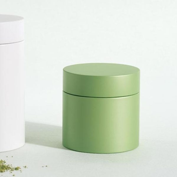 Airtight Coffee Tea Tins Canister With Valve Seal Round Coffee Can Tin