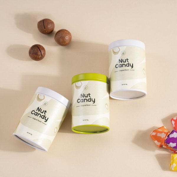 Food Grade Mini Tins Metal Canister Snack Packaging Cans for Nut Candy Storage Cans