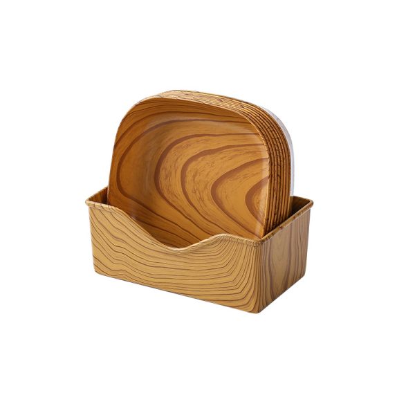 New Eco-Friendly Japanese Bone Dish Tray for Home Snacks Desserts Thousand Fruits Nut Plate Handmade Wooden Bone Spit Dish