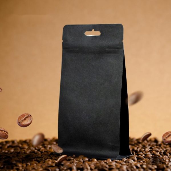 Biodegradable Stand up Food Packaging Kraft Paper Pouch Bag