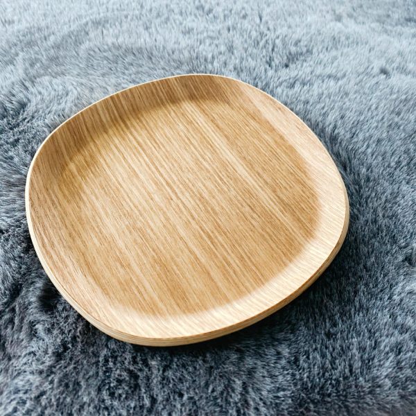 Wholesale Supply Classic Style Willow Ash Wooden Irregular Coasters Custom Engraved Logo for Tea Cup & Bar Accessories
