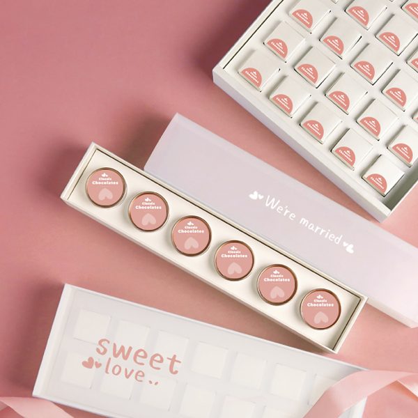 Luxury Custom Plastic Paper Drawer Gift Packaging With Mini Boxes for Chocolate Packaging Box Set