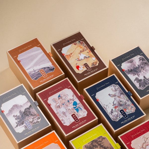 Low MOQ Stock Rectangle Gift Box Packaging With Metal Tin Cans  With Insert Custom Paper Bag As Gift Packaging Set