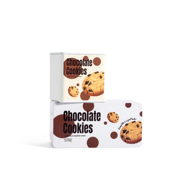 Small Rectangular Tin Box Metal Box Custom Logo Cookies Storage Box