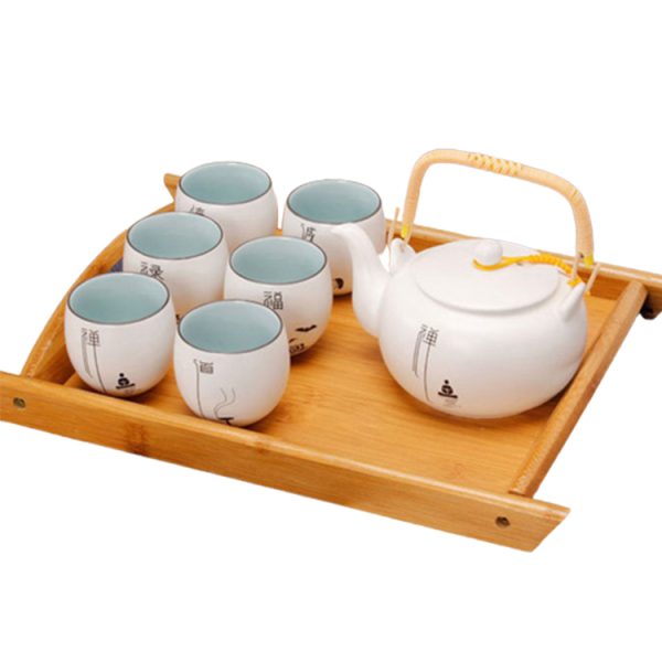 Custom Bamboo Tray Small Dinner Plates for Restaurant Rectangular Serving Platter Luxury Kitchen Food Serving Tray With Handles Dinnerware