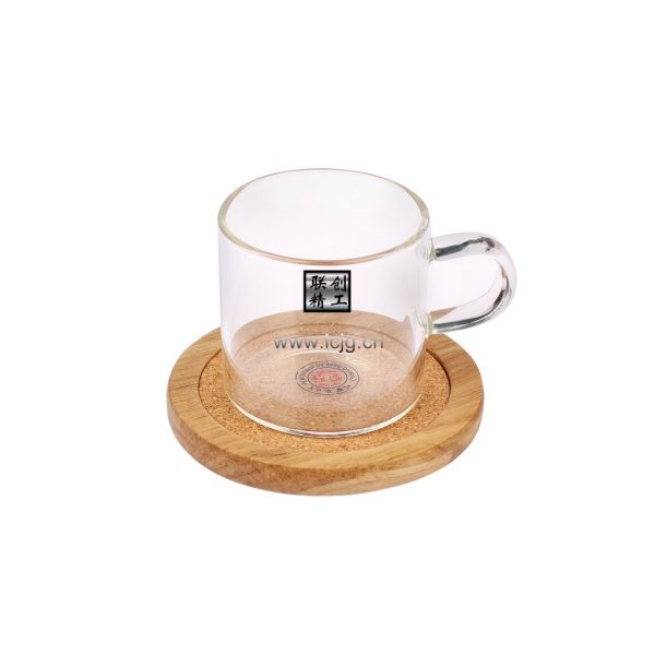 Cork Wooden Drink Coasters. Drink Coasters Used in Coffee Tables. Absorbent and Non-slip Kitchen Accessories