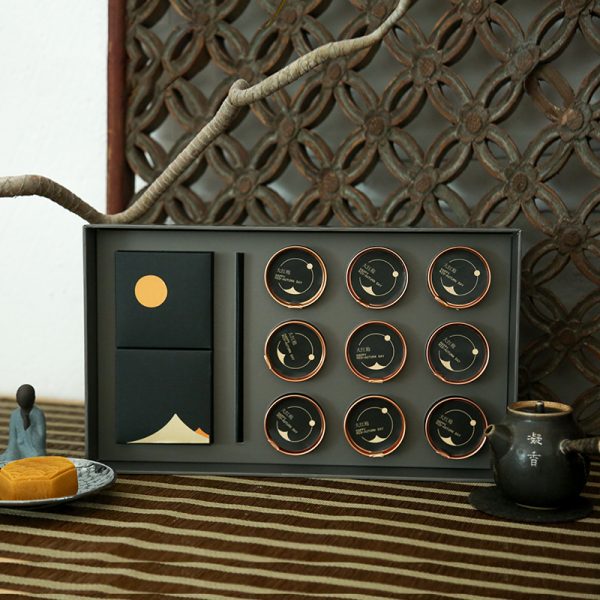 Coated Paper Boxes With Small Cans for Handmade Tea Gift Packaging Set