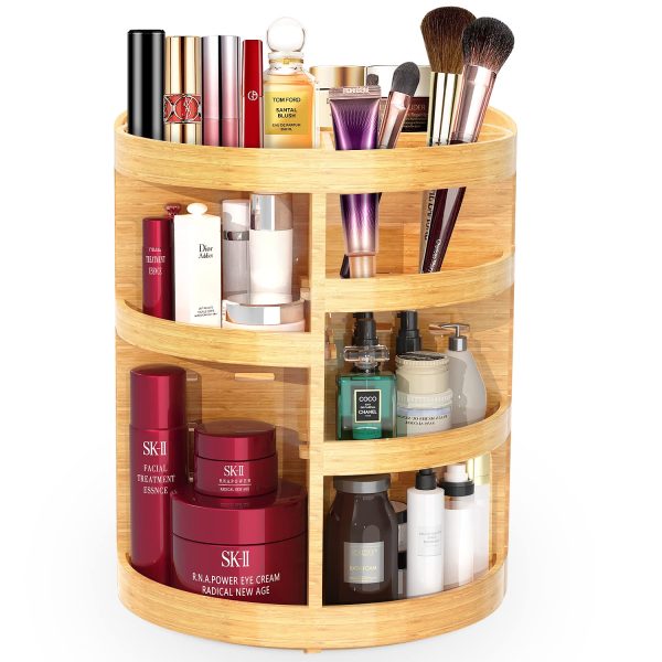 New Arrival 360 Degree Rotation Spinning Cosmetics Organizer Skincare Organizers Storage Racks Makeup Organizer
