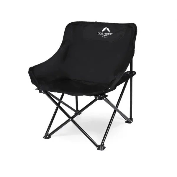 Factory Direct Lightweight Foldable Portable Moon Chair for Family Outdoor Leisure Picnics Beaches Camping Trips