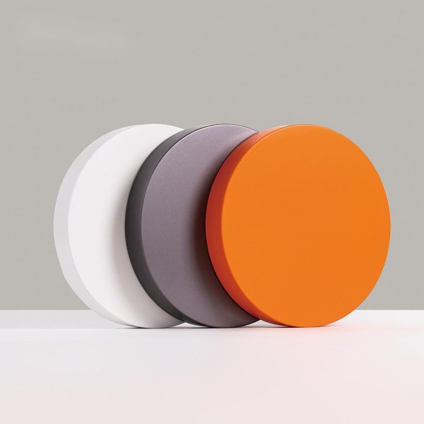 Round Tinplate Box Flat Metal Box for Snack Storage Metal Chocolate Box