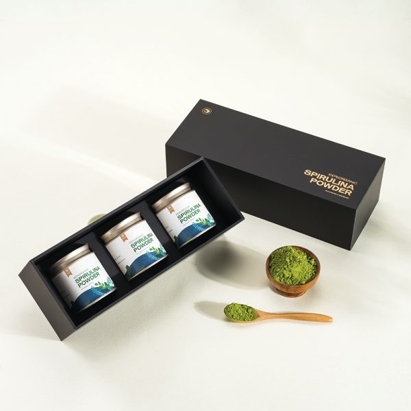 Packaging Custom Spirulina Powder Storage Airtight Cans Small Round Cans Digital Printing Customization