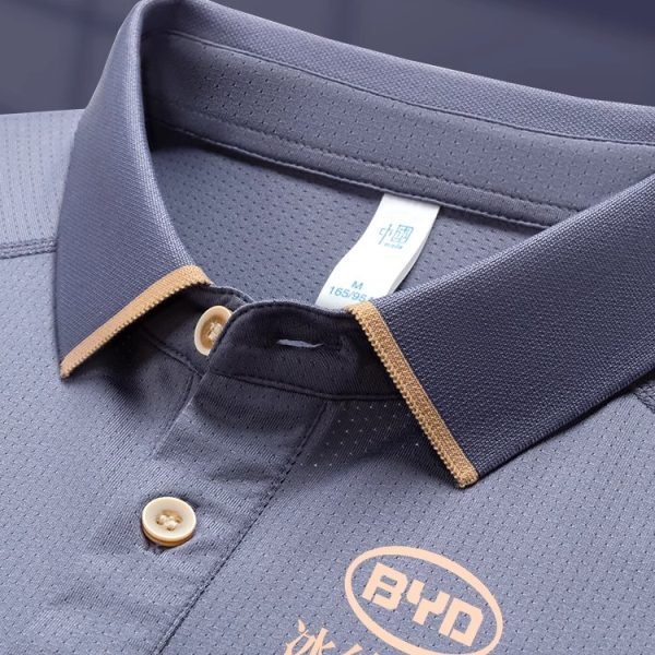 Ice silk polo shirt custom overalls printed logo corporate group overalls cultural shirts quick-drying short sleeve t-shirt overalls