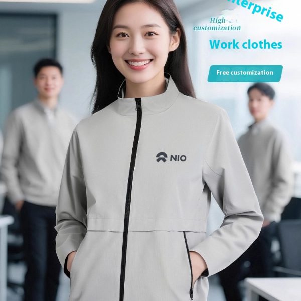 Autumn and winter workwear custom printing logo company corporate business executives 4S store sales staff jackets