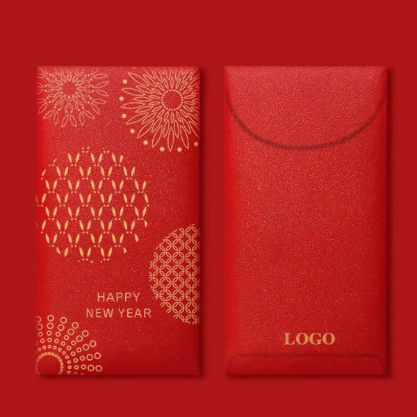 Red packet custom creative high-end relief hot stamping 2026 Year of the Horse corporate advertising haute couture red envelope bag custom LOGO